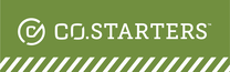 A green background with the word starters on it