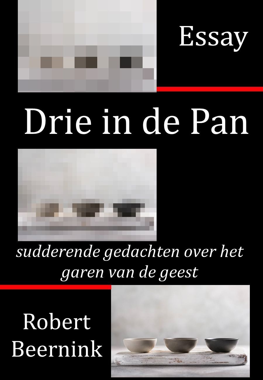 Diagonale regenboogkleurige strepen vullen het kader.