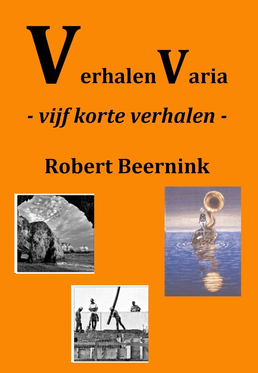 Een diagonaal patroon van groene, witte en blauwe strepen vult het hele kader.