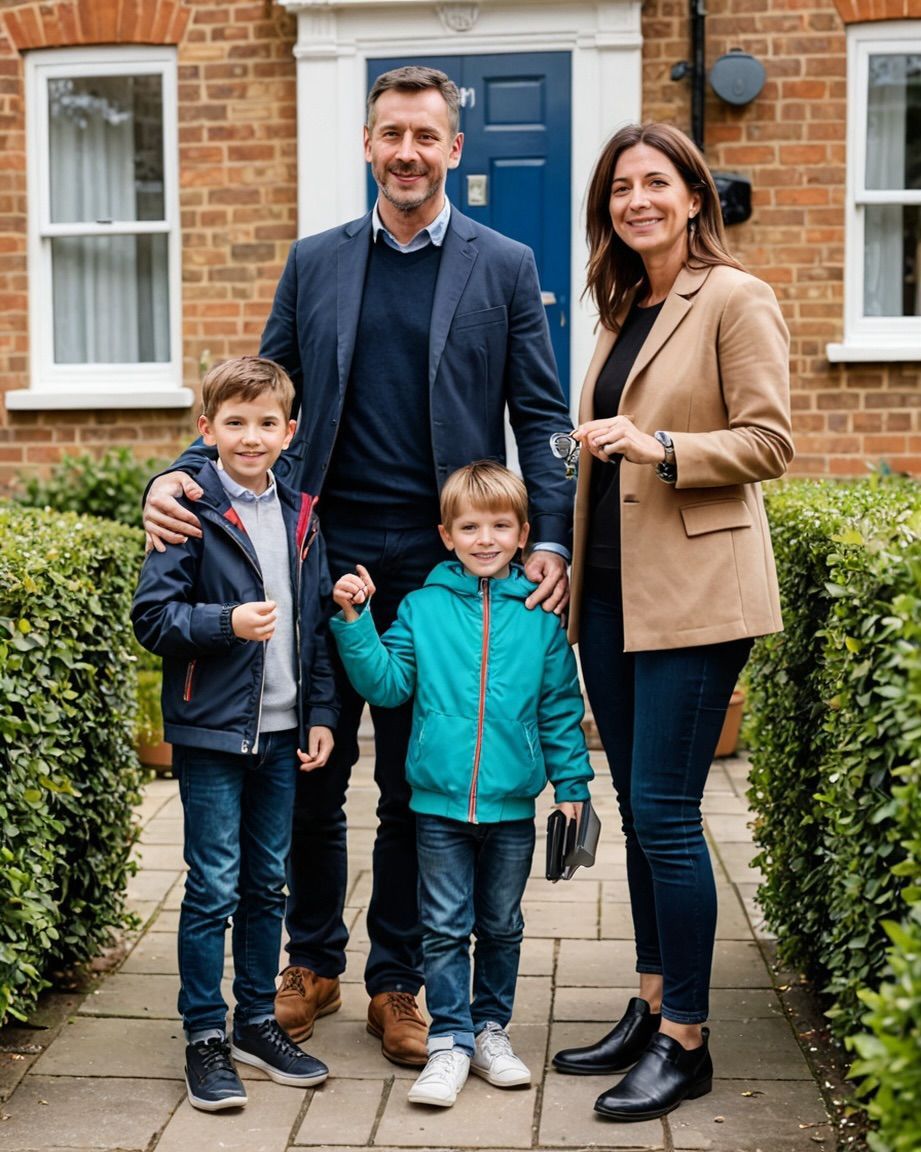 Family moving into new home - target conveyancing clients for life
