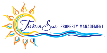 Tuscan Sun Property Management Logo - header, go to homepage
