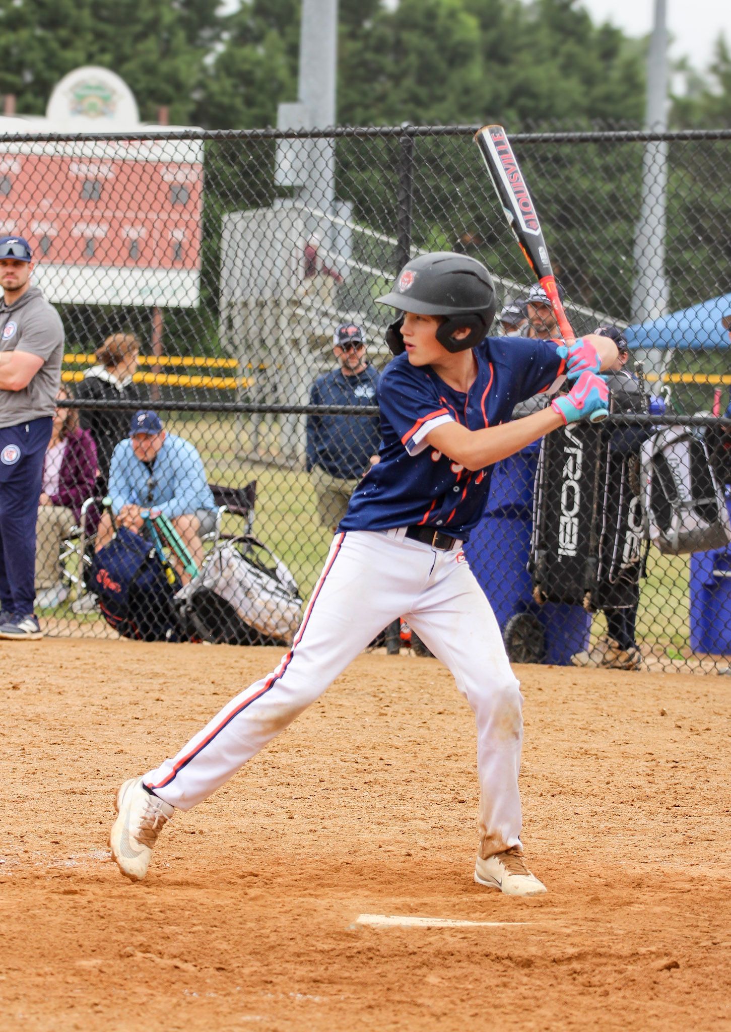youth baseball player playing at the field
