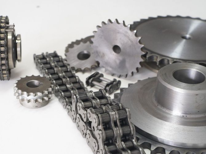 Vintage motorcycle parts