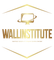 Gold WALLINSTITUTE logo with a computer monitor icon inside a hexagon outline