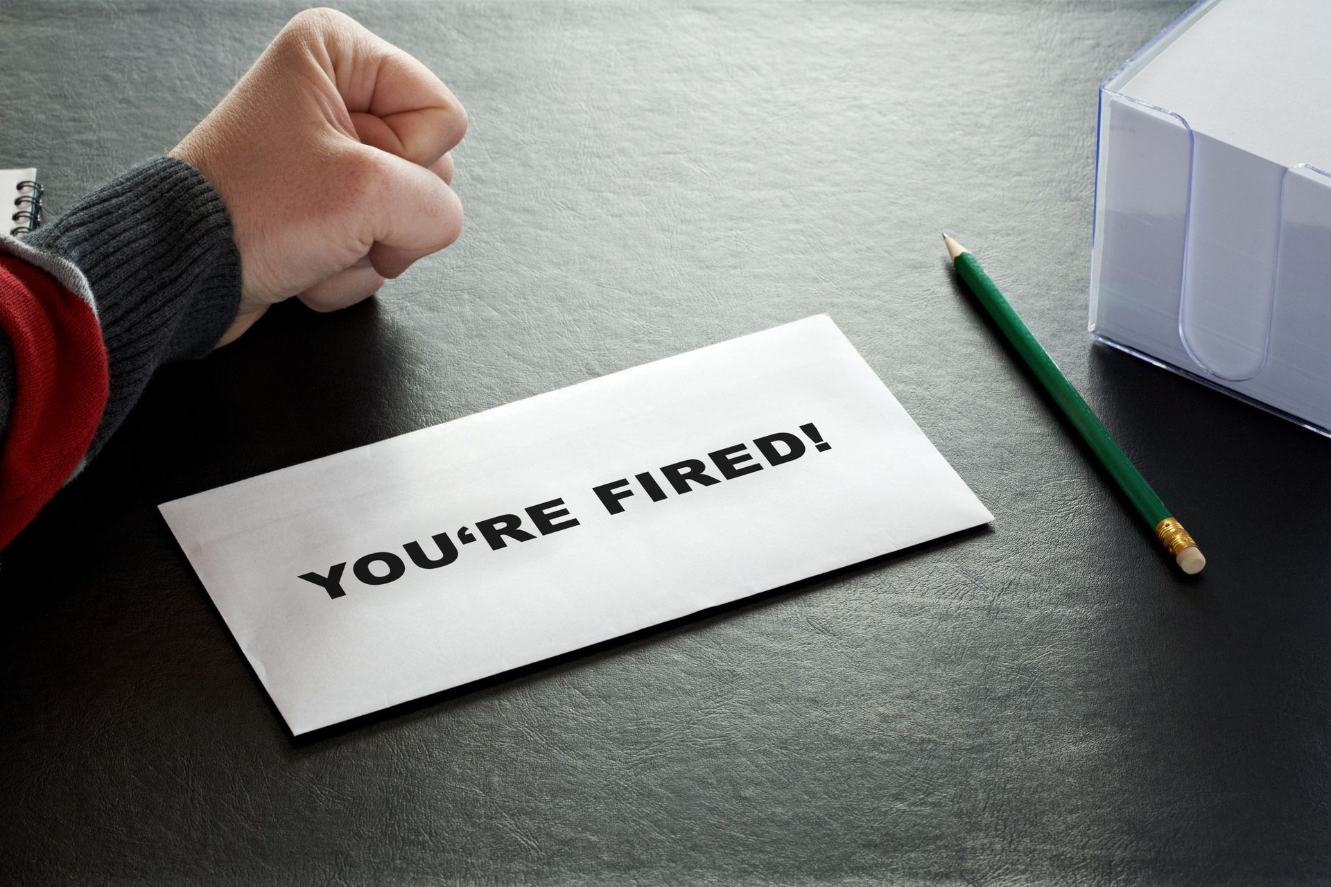 letter on office desk
