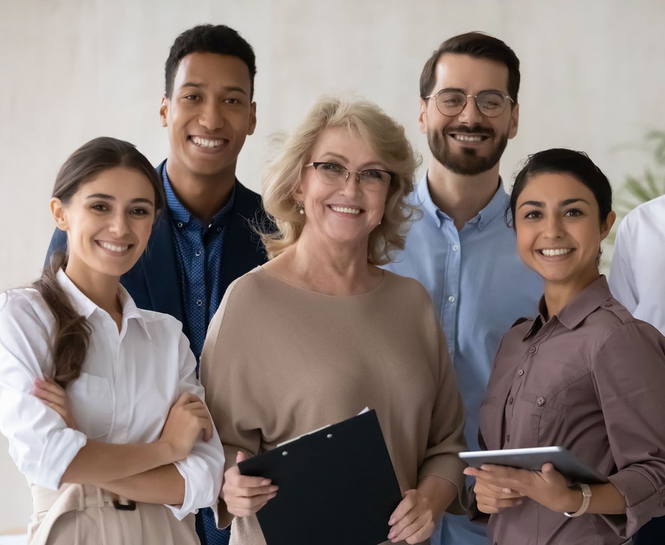 a group of professionals