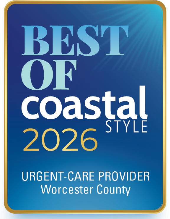 Best of Coastal Style Urgent Care Provider 2026 - Worcester County