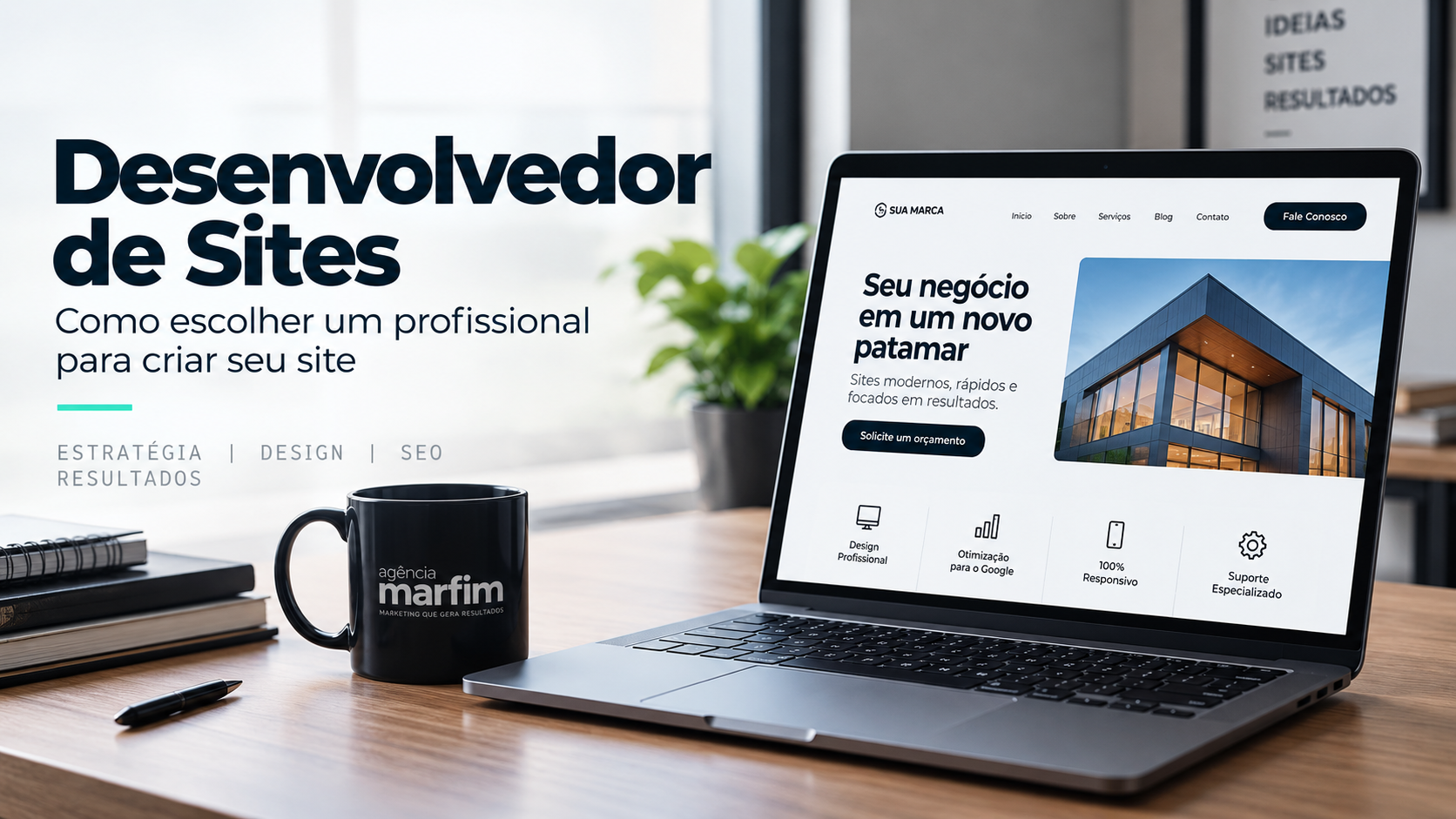 Desenvolvedor de sites - agência Marfim