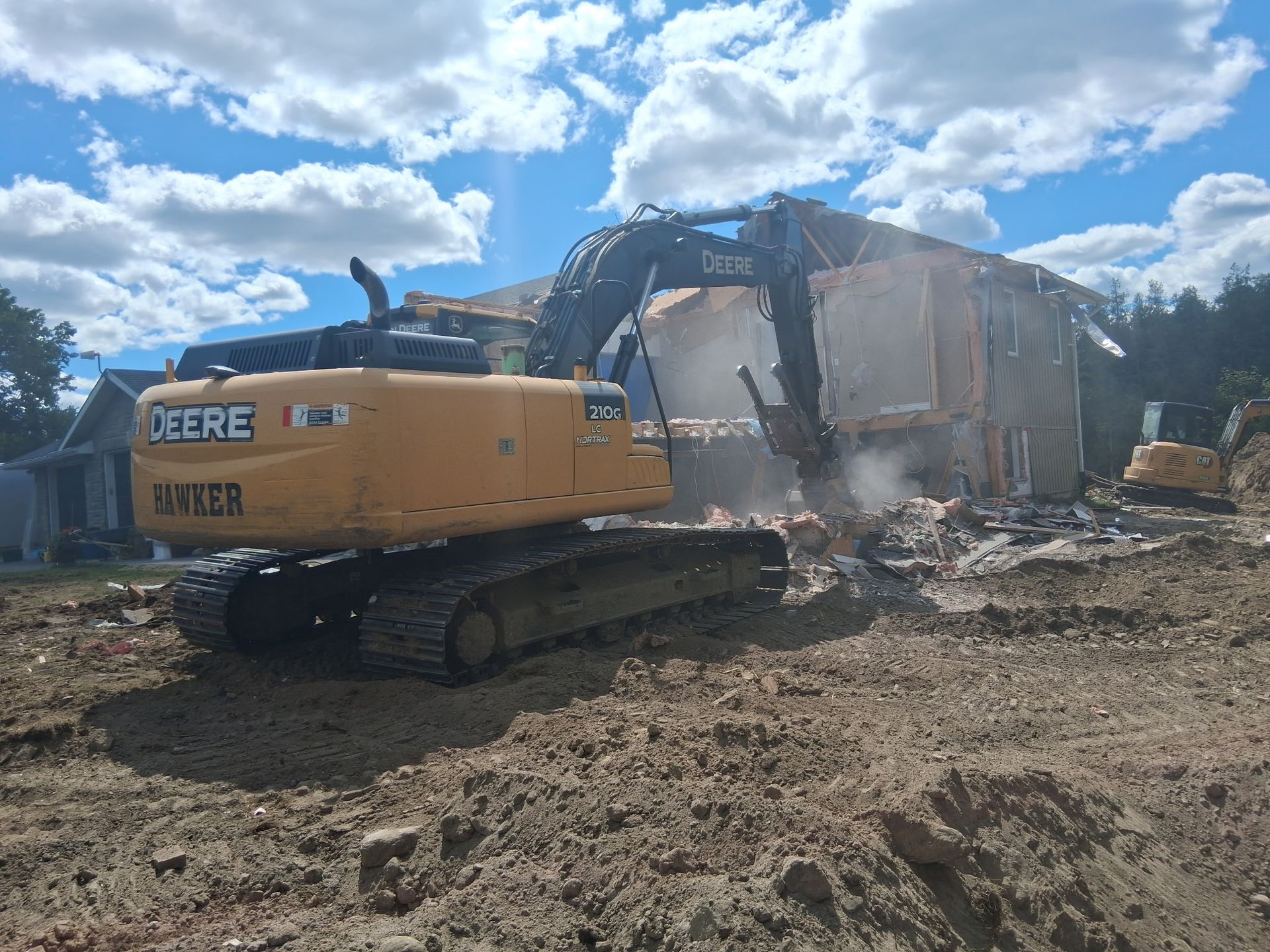 Safe and efficient demolition at Belleville home