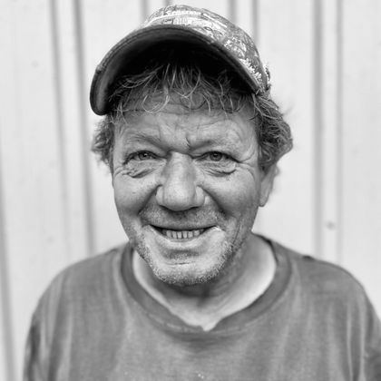 James King headshot in black and white