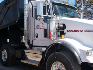 Concrete contractor truck