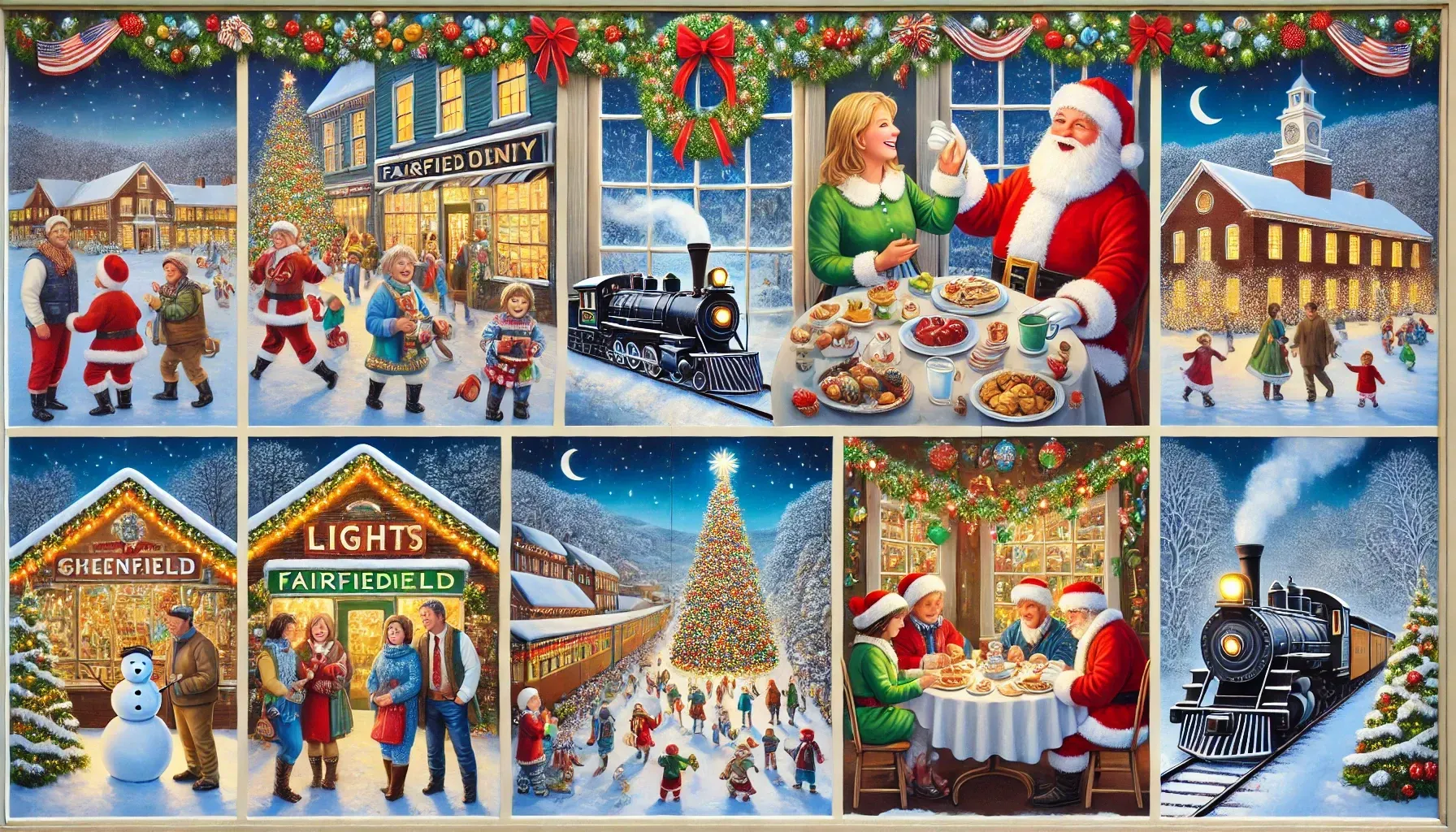 Santa, Lights, and More: Festive Happenings in and Around Fairfield County for week of Dec 11-Dec 15, 2024.