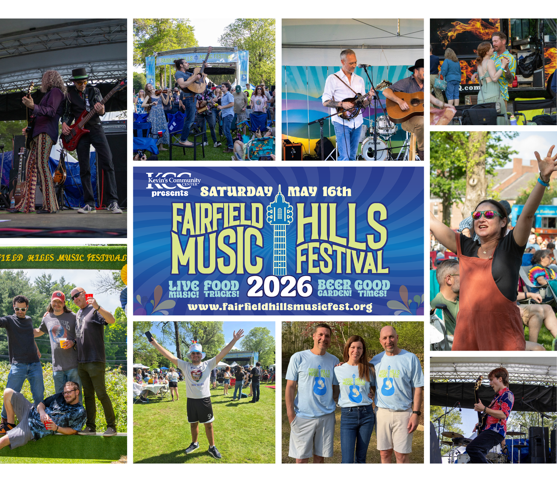 Fairfield Hills Music Festival Returns May 16, 2026 in Newtown, CT Featuring 10 Bands, Food Trucks & Beer Garden &mdash; 6-Week Countdown Begins