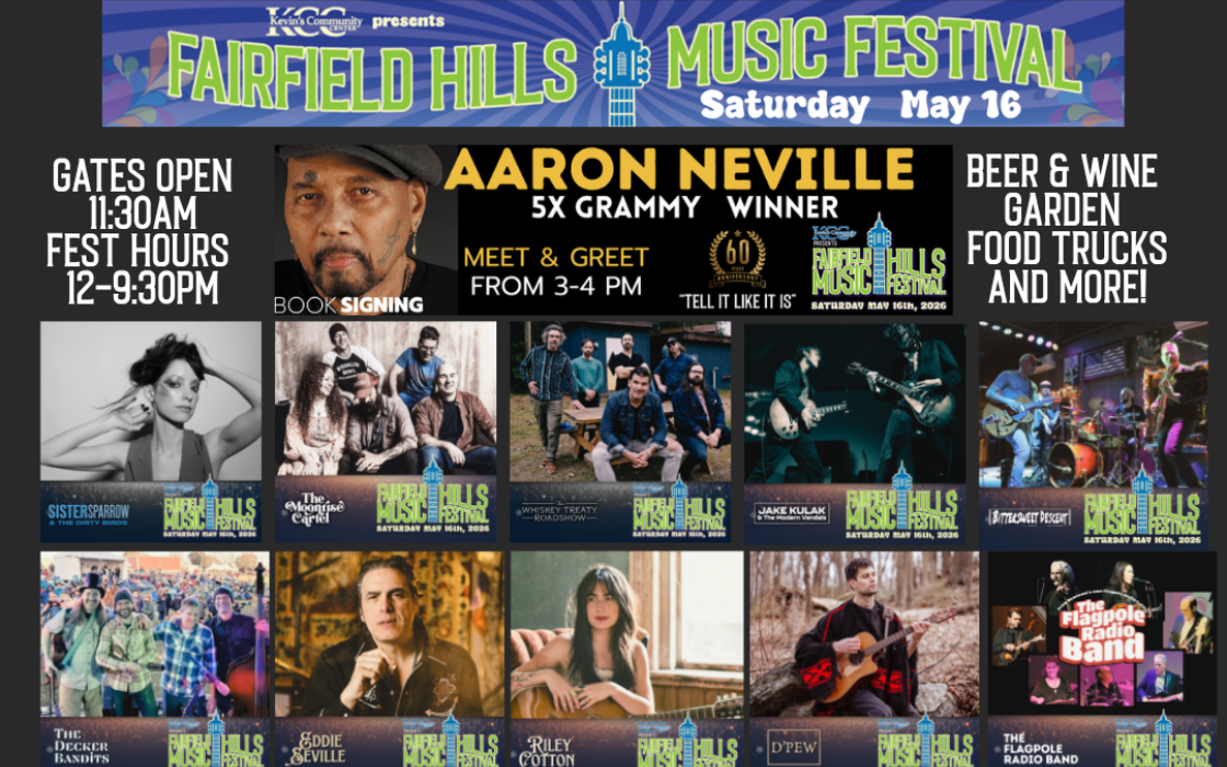 From Global Icon to Hometown Acts: Fairfield Hills Festival Returns May 16.