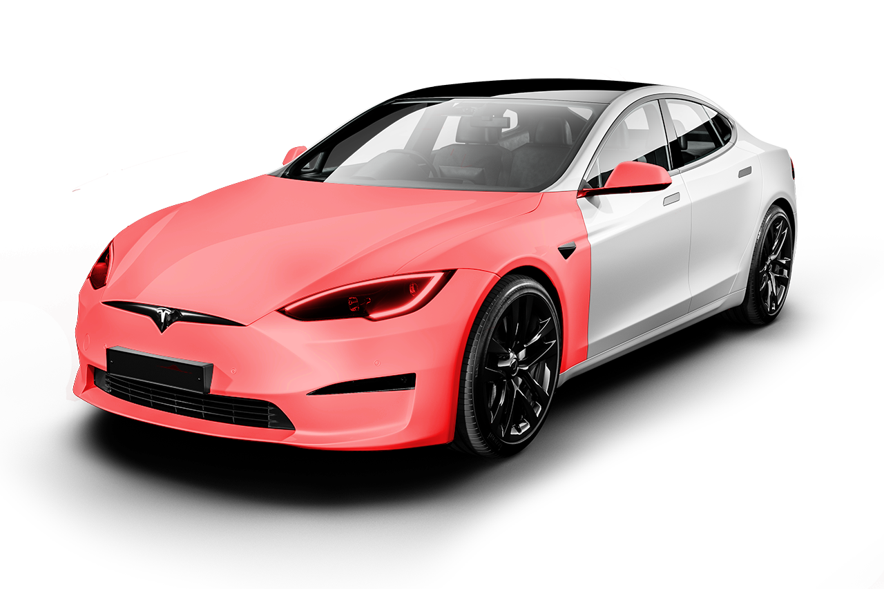 Full Front Stealth PPF - Tesla Model S