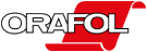 ORAFOL logo in red and white with a stylized red shape and black text