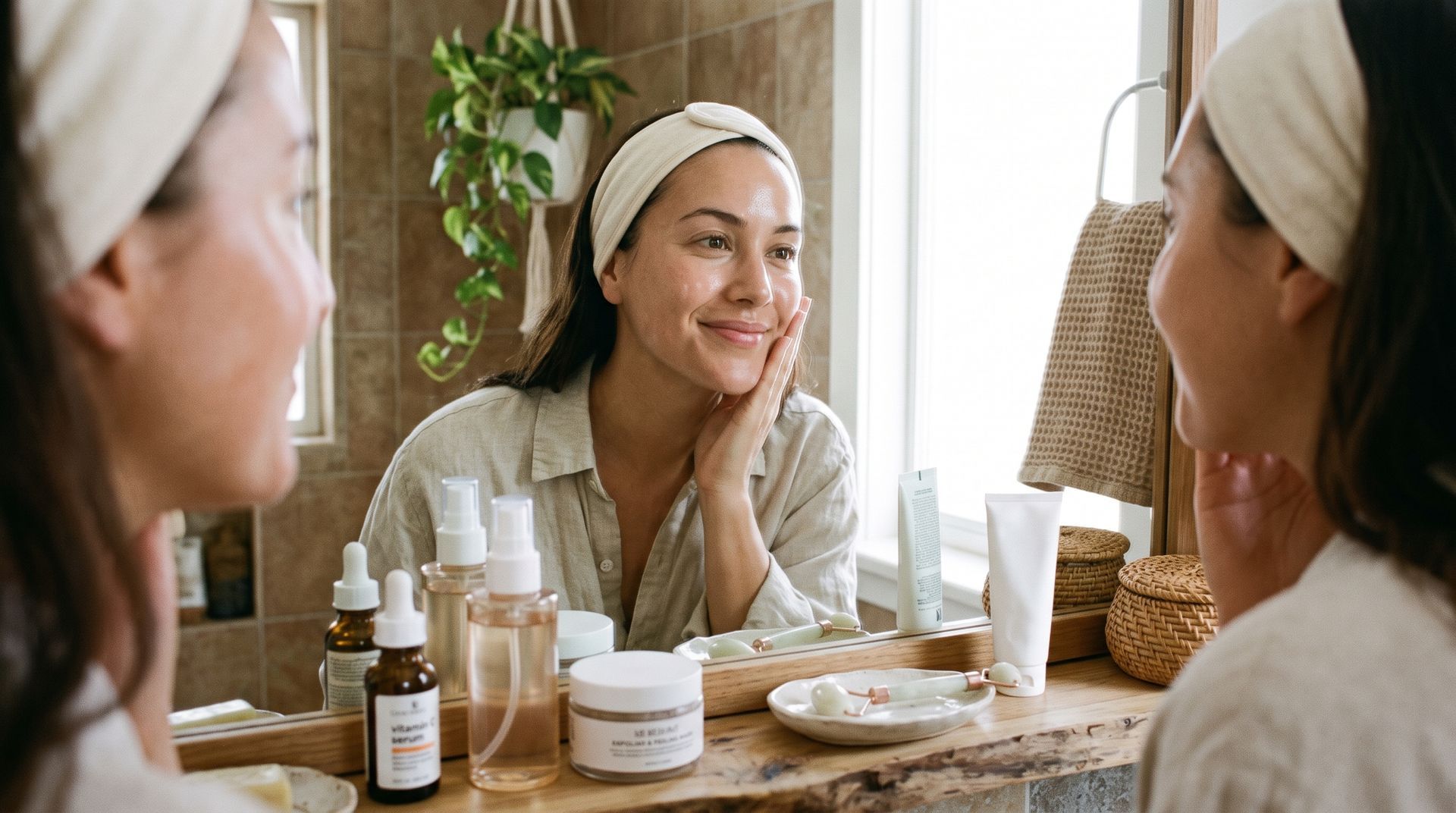 Fresh, radiant skin after a dull skin treatment