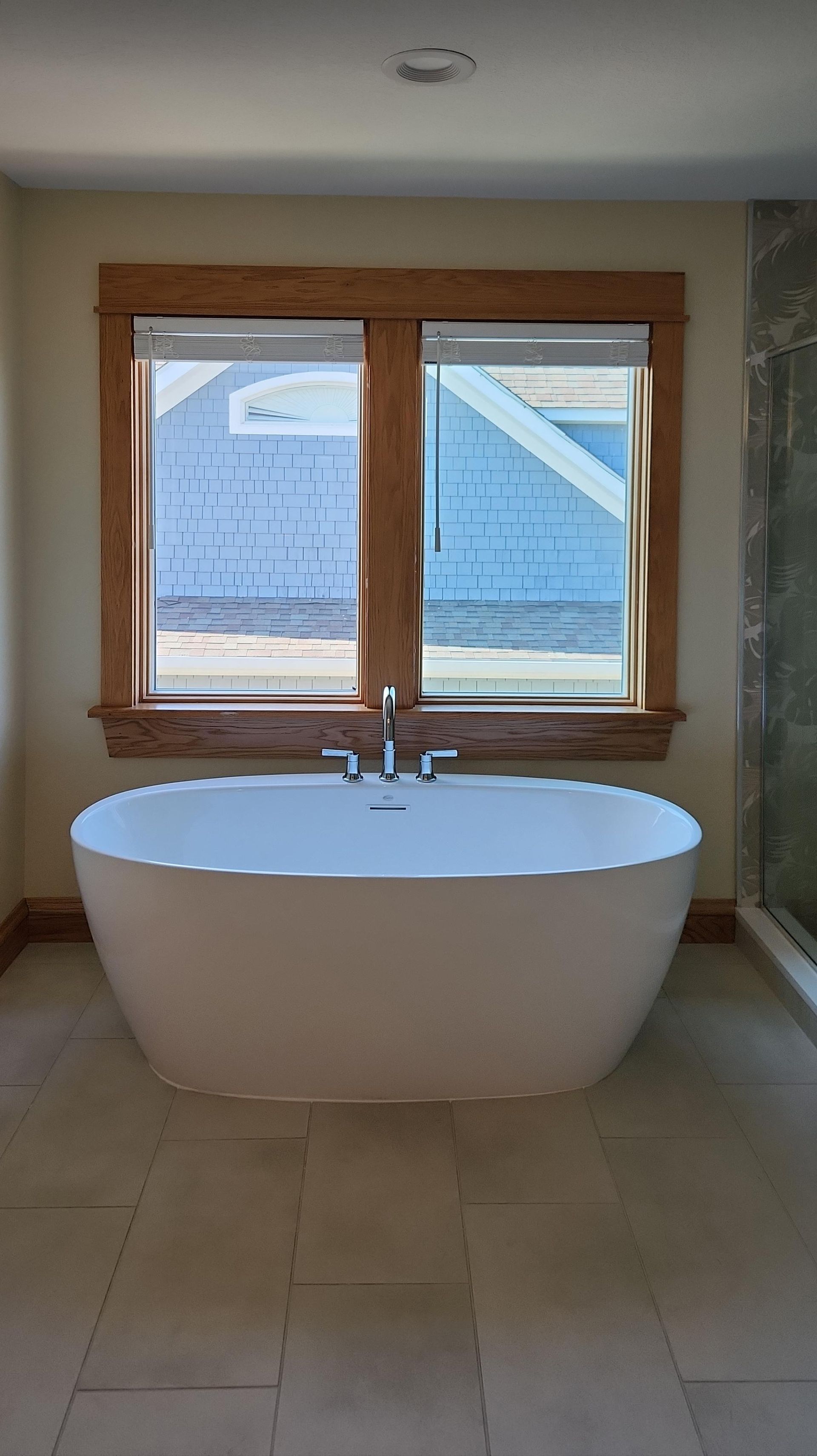 New spa-like soaking tub