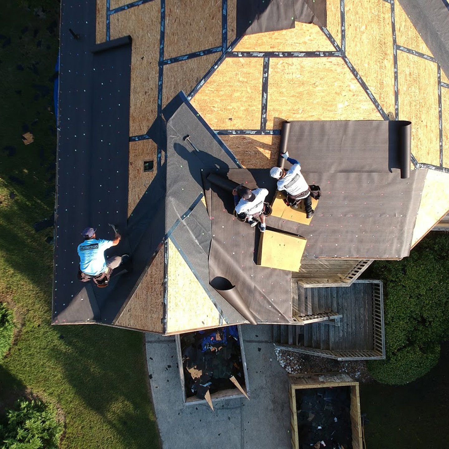 Experienced roofers are employed at Patterson Homes and Construction. We are a fortified roofing company.