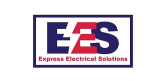Ees express electrical solutions logo on a white background