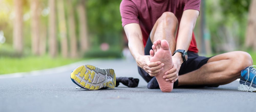 a runner with plantar fasciitis.
