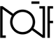 Logotipo geométrico preto com um círculo e linhas angulares sobre um fundo branco.