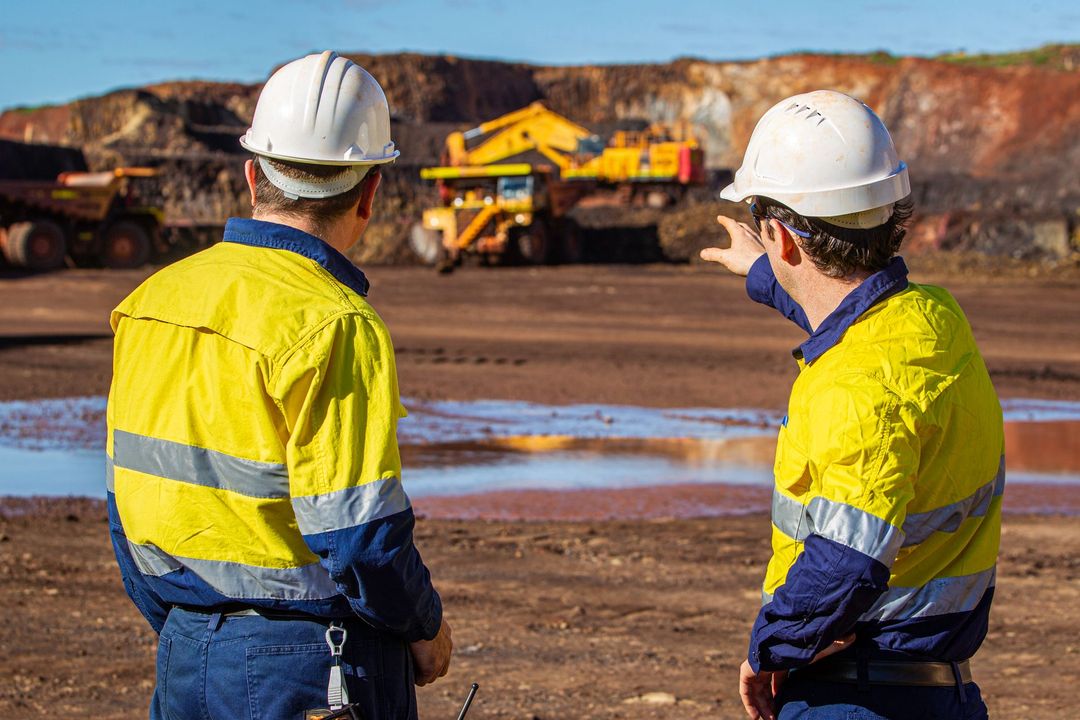 Employers at Mining Site