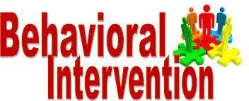 A logo for behavioral intervention with people and puzzle pieces