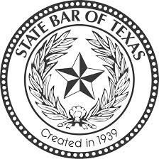 The State Bar of Texas seal featuring a star, laurel wreath