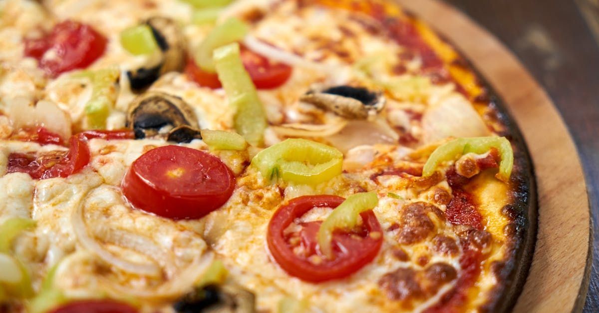 pizza con verdure