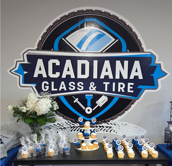 Shop Ribbon Cutting Ceremony | Acadiana Glass & Tire