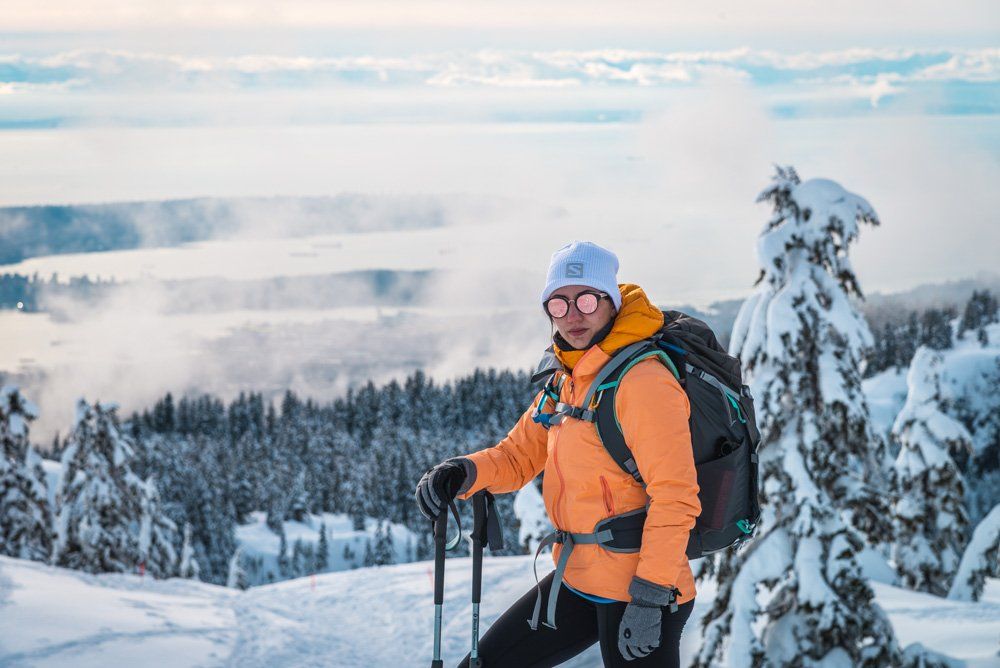 Winter wonderland at the Brockton point, mt Seymour