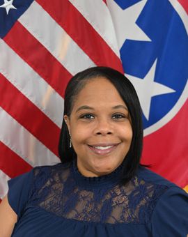 Acting Senior Center Director Dwan Nelson