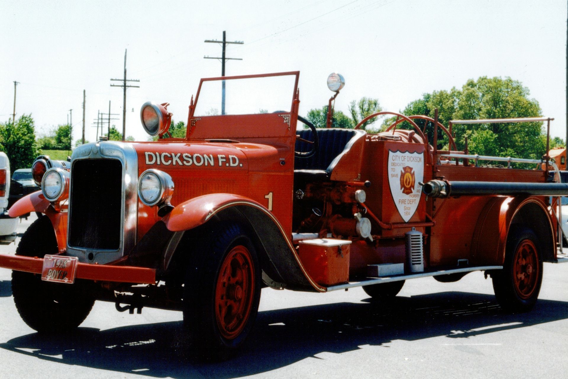City of Dickson Fire - History