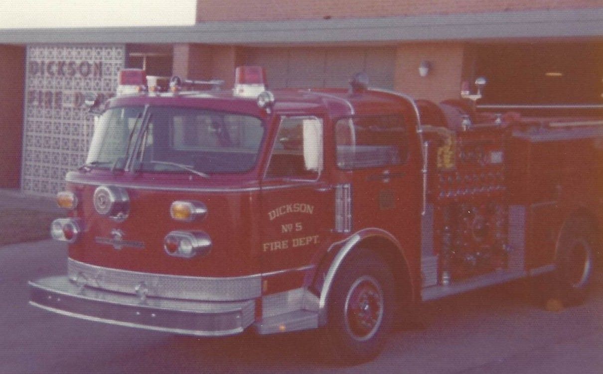 City of Dickson Fire - History