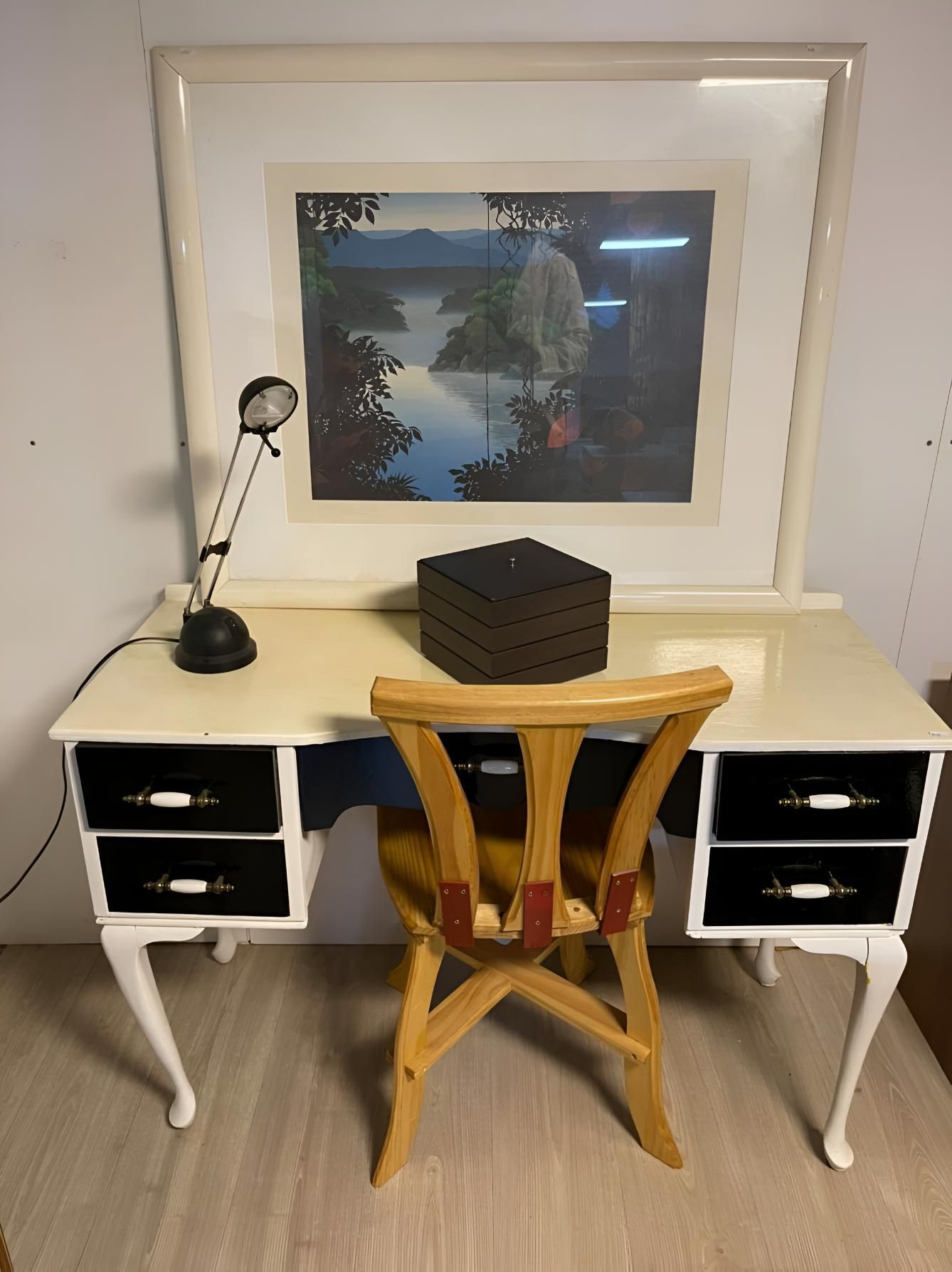 A Desk With A Chair And A Picture On It — Anton's New & Used Furniture In Ciccone, NT