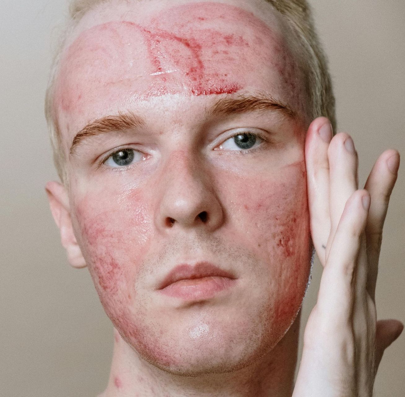 Gentle exfoliation treatment for men to remove dead skin cells and promote a smoother complexion.
