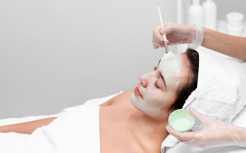 A client receiving Procell Microchanneling treatment to boost collagen and skin renewal.
