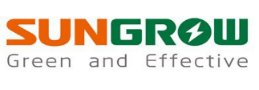 Das Sungrow-Logo ist grün und wirksam.