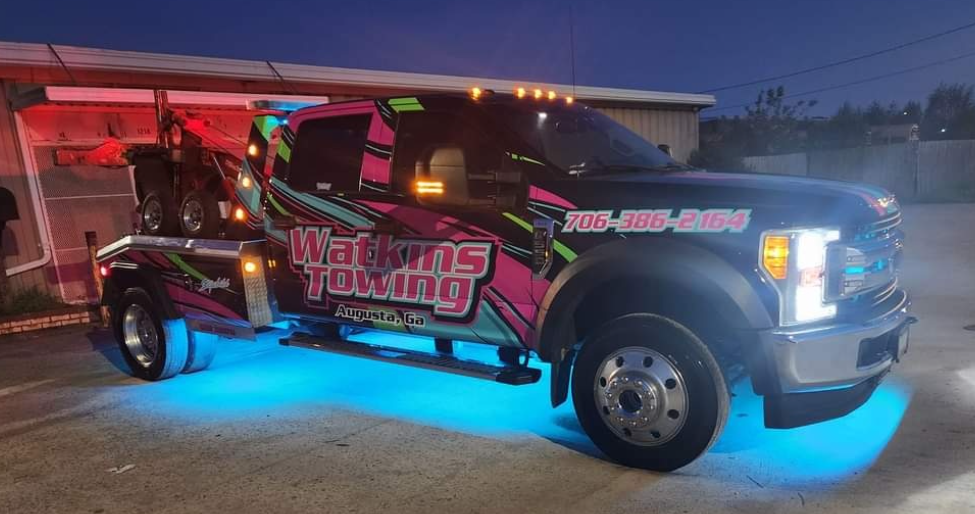 Towing & Recovery of Vehicles — Augusta & Martinez, GA — Watkins Towing