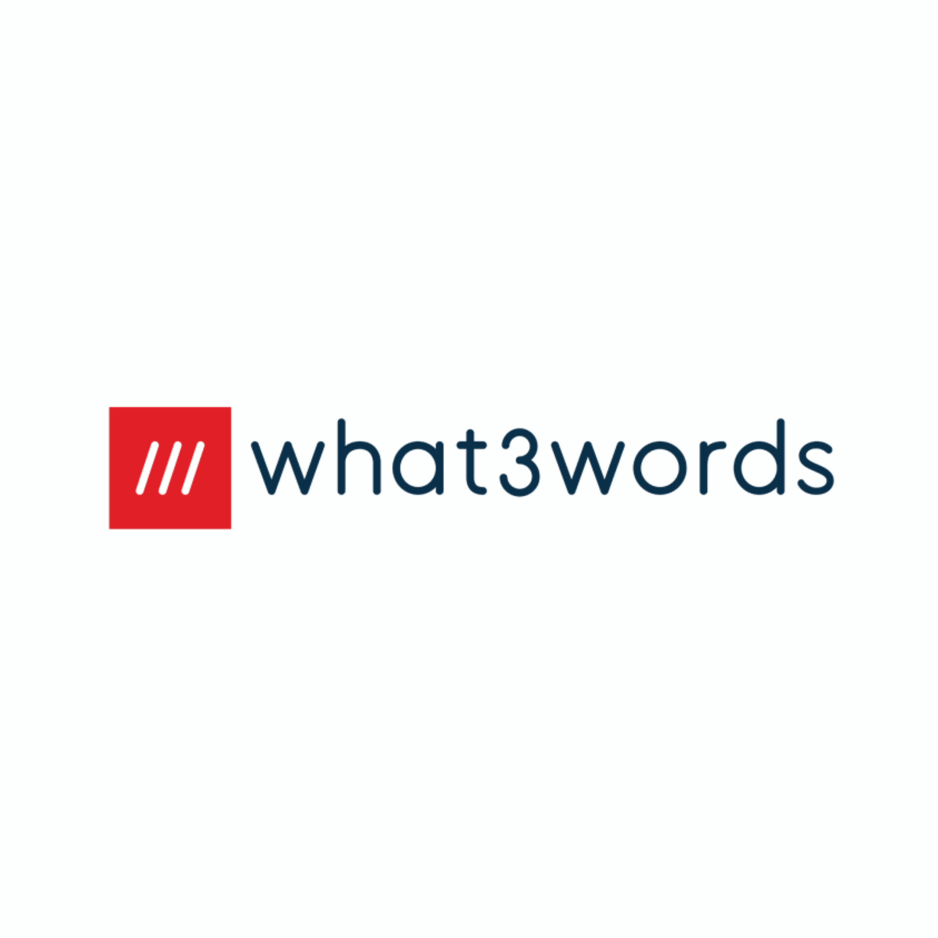 Black and Red What 3 Words Logo on the SaaS Escrow page of the SES Secure website