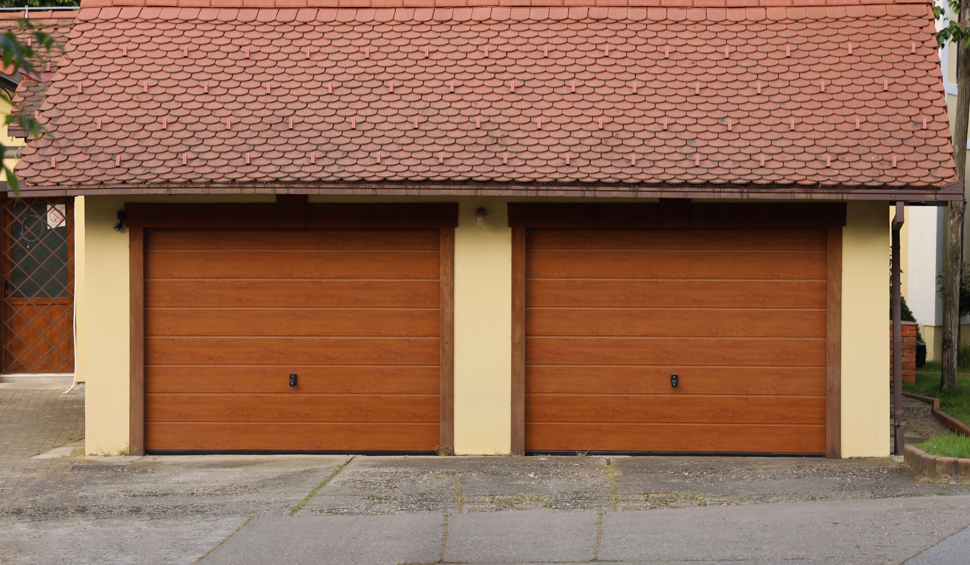 Wood Overlay garage door Dallas TX Wood Overlay garage door Dallas TX