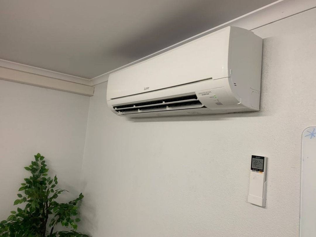 White Wall-mounted Air Conditioning Unit — Don Hall Air Conditioning & Electrical in Smithfield, QLD