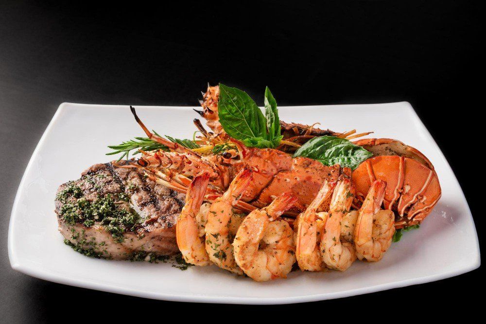 Steak and Prawns catering Melbourne