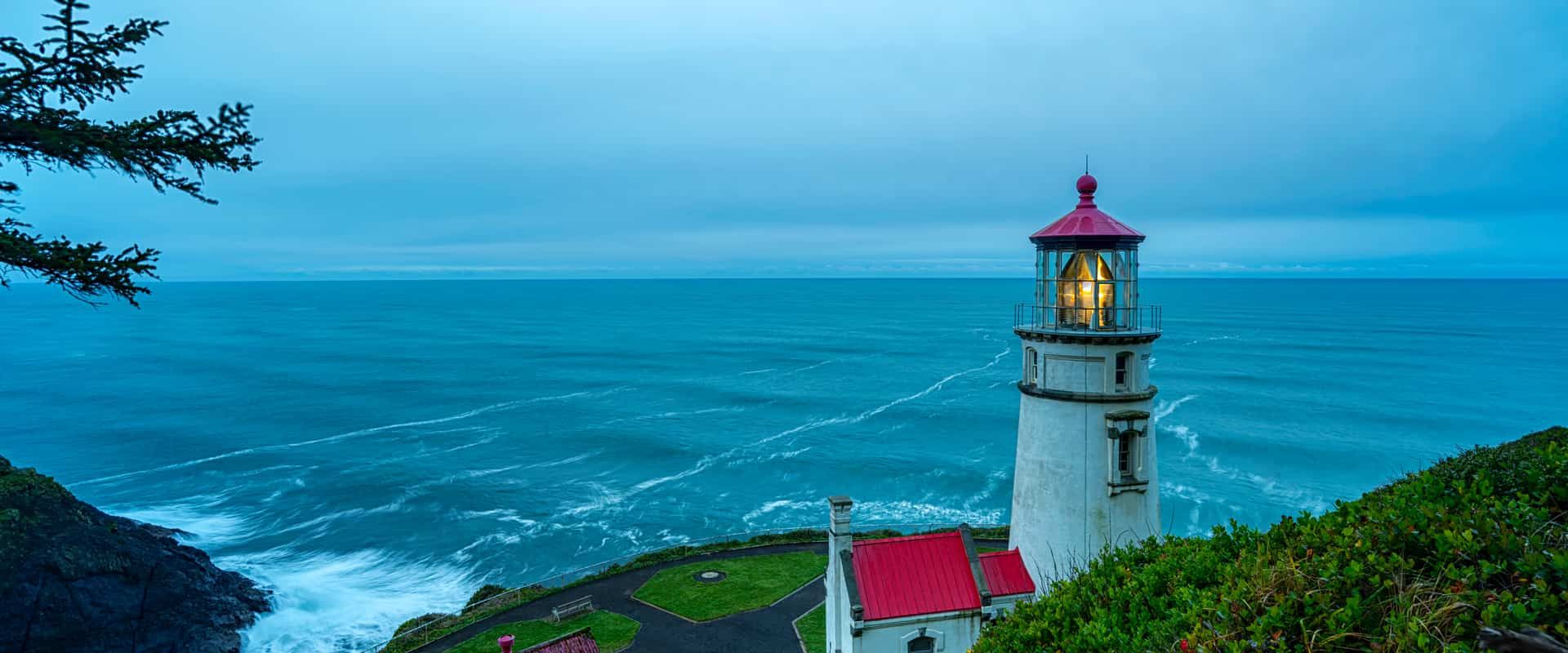 Roof Replacement in Florence, OR - Heceta Head lighthouse on the Oregon coast near Florence