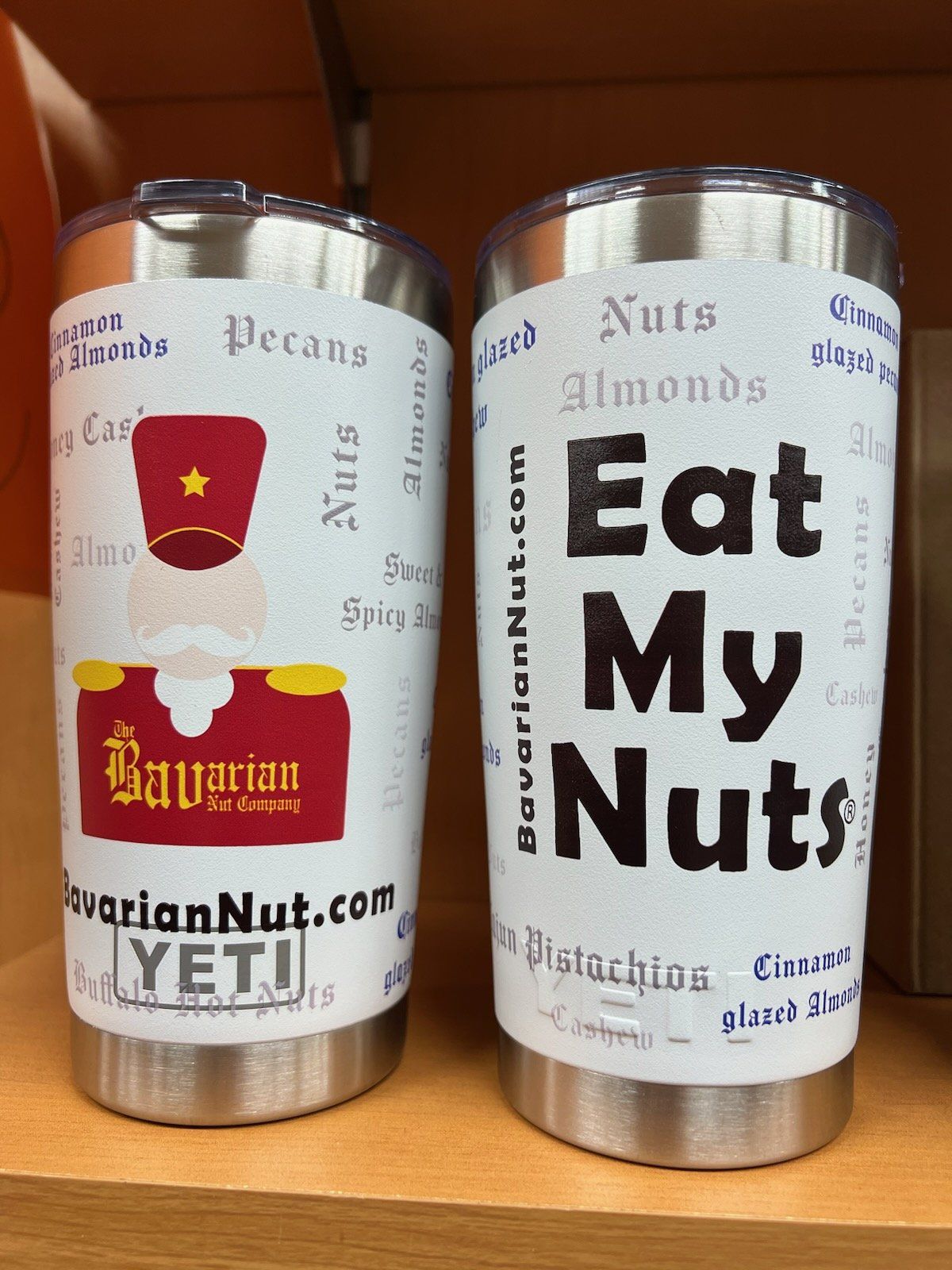 A tin cans of nuts