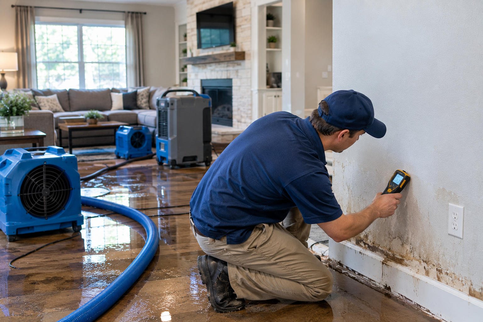 water damage restoration Conroe TX