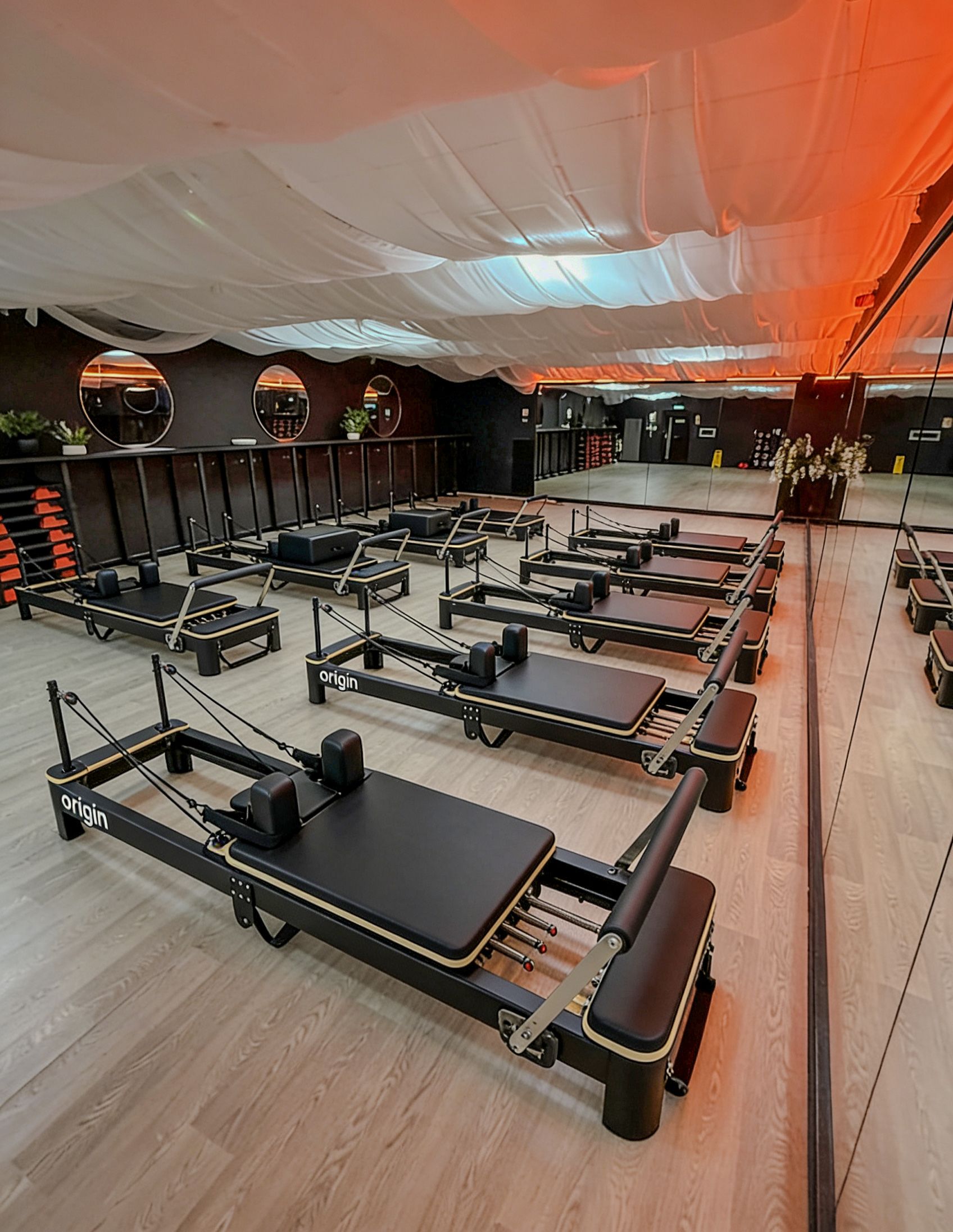 Reformer Pilates studio at Fervid Fitness Runcorn