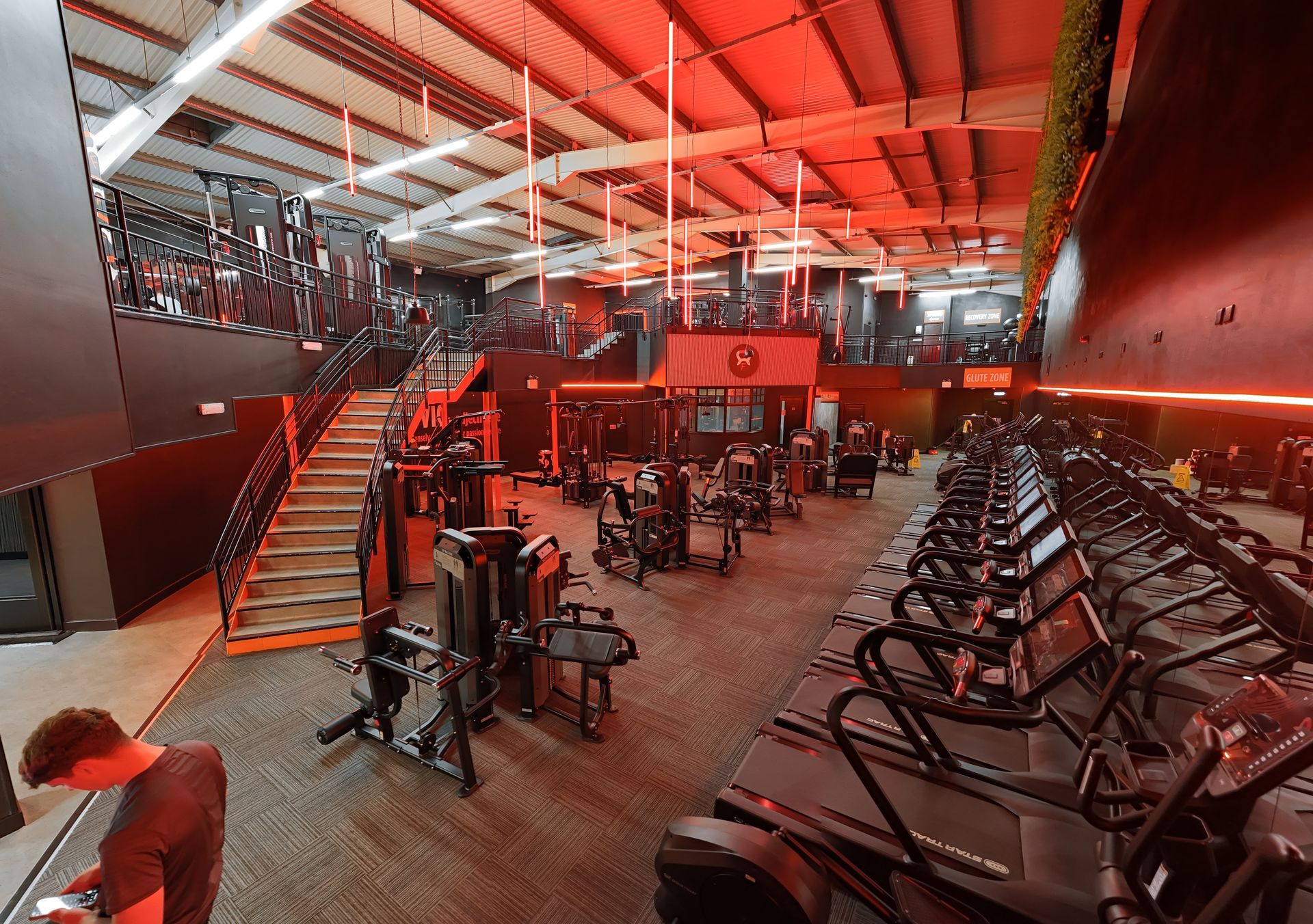 Gym floor at Fervid Fitness Runcorn