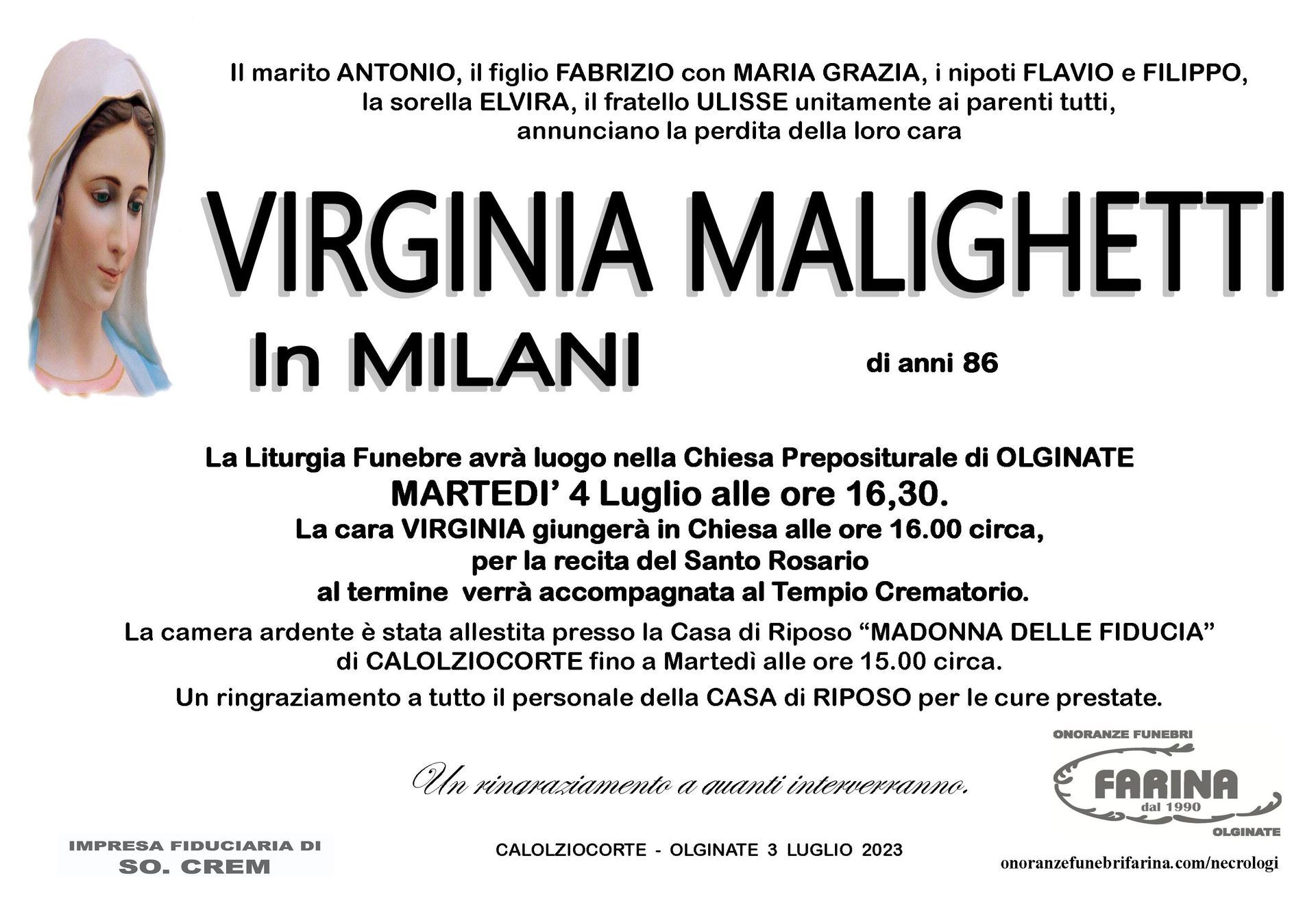 virginia malighetti